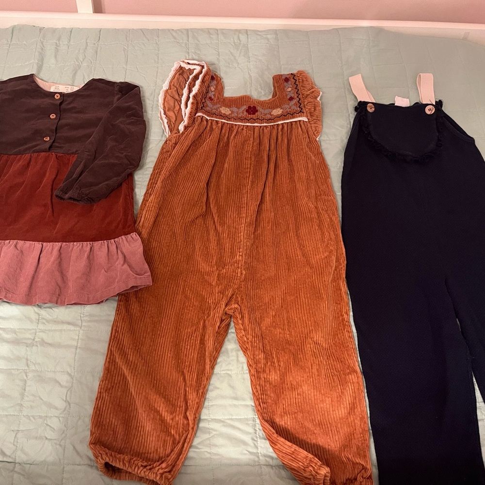 Zara dress and jumper lot 3/4 T